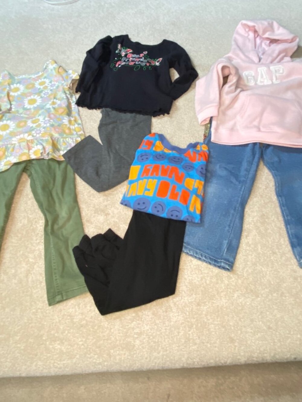 Little Girls Size 4T Clothing Bundle and Shoes  Back To School